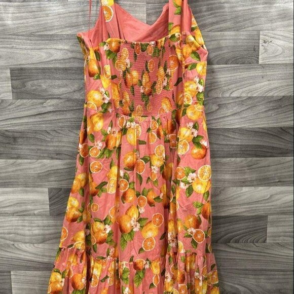 Lemons and Oranges Tiered Maxi Dress - Picture 5 of 9